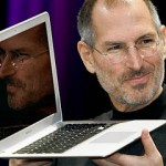 Steve Jobs Holding Mac
